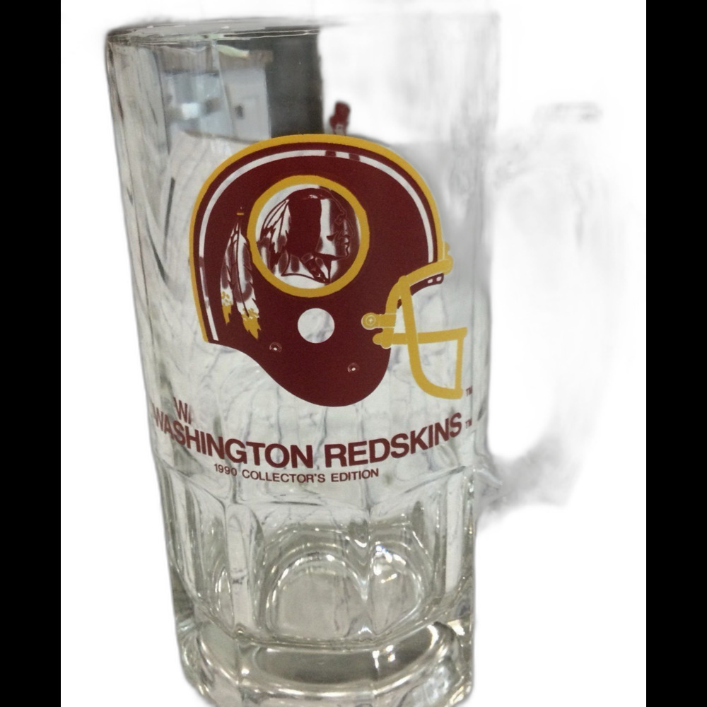 NFL Vintage Washington Redskins Mug 1990 Collector’s Addition Slim Jim Graphic